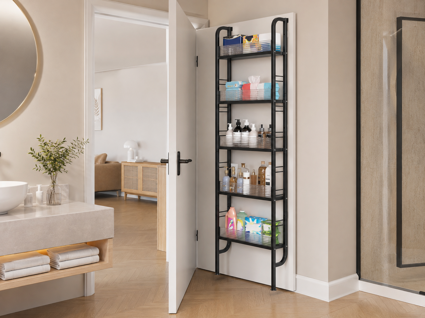 Intérieur lumineux et organisé pour petits espaces